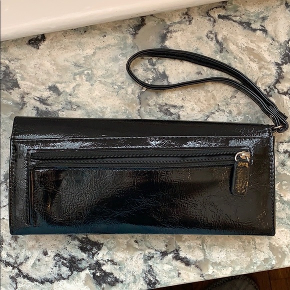 Black Patent Wristlet Wallet by Kenneth Cole-New - Picture 2 of 8